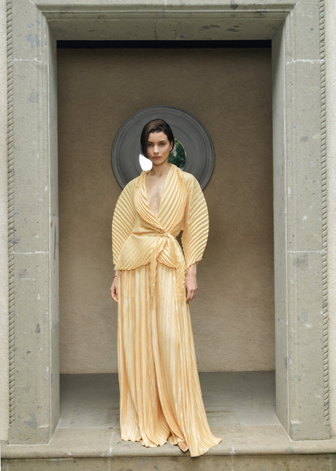 Pleated Kimono