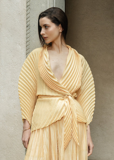 Pleated Kimono