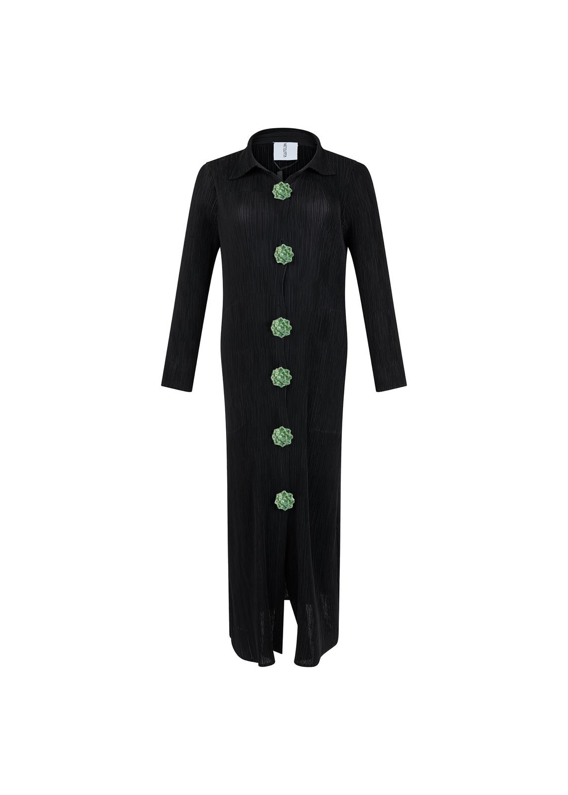 Gracia – Vestido con Botones Artesanales