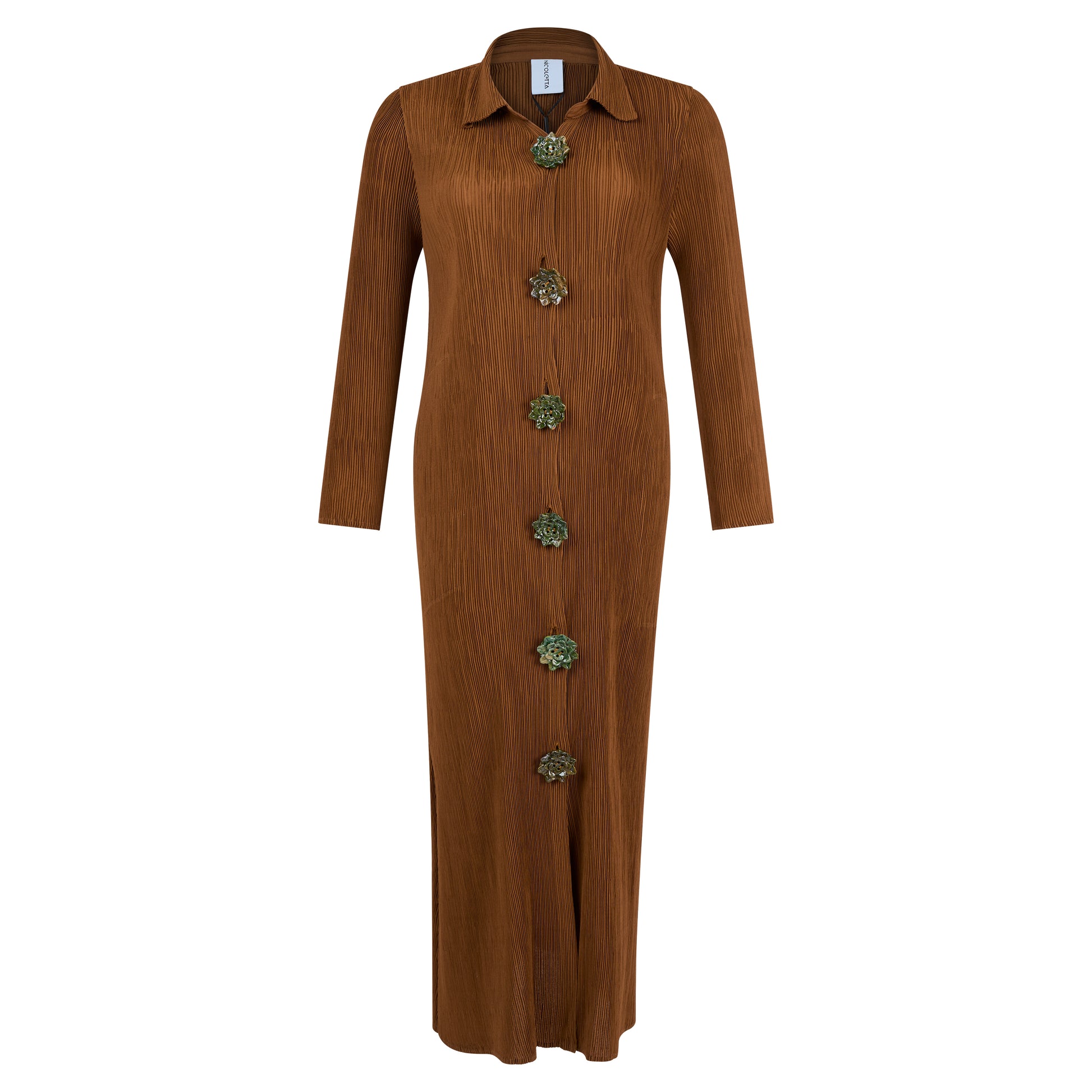 Gracia – Vestido con Botones Artesanales