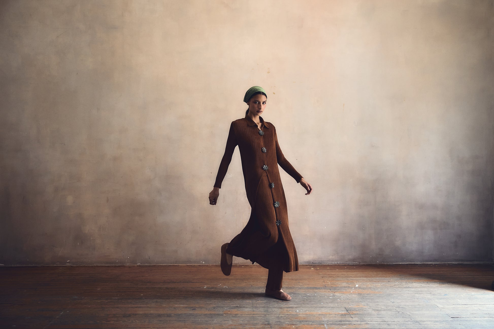 Gracia – Vestido con Botones Artesanales